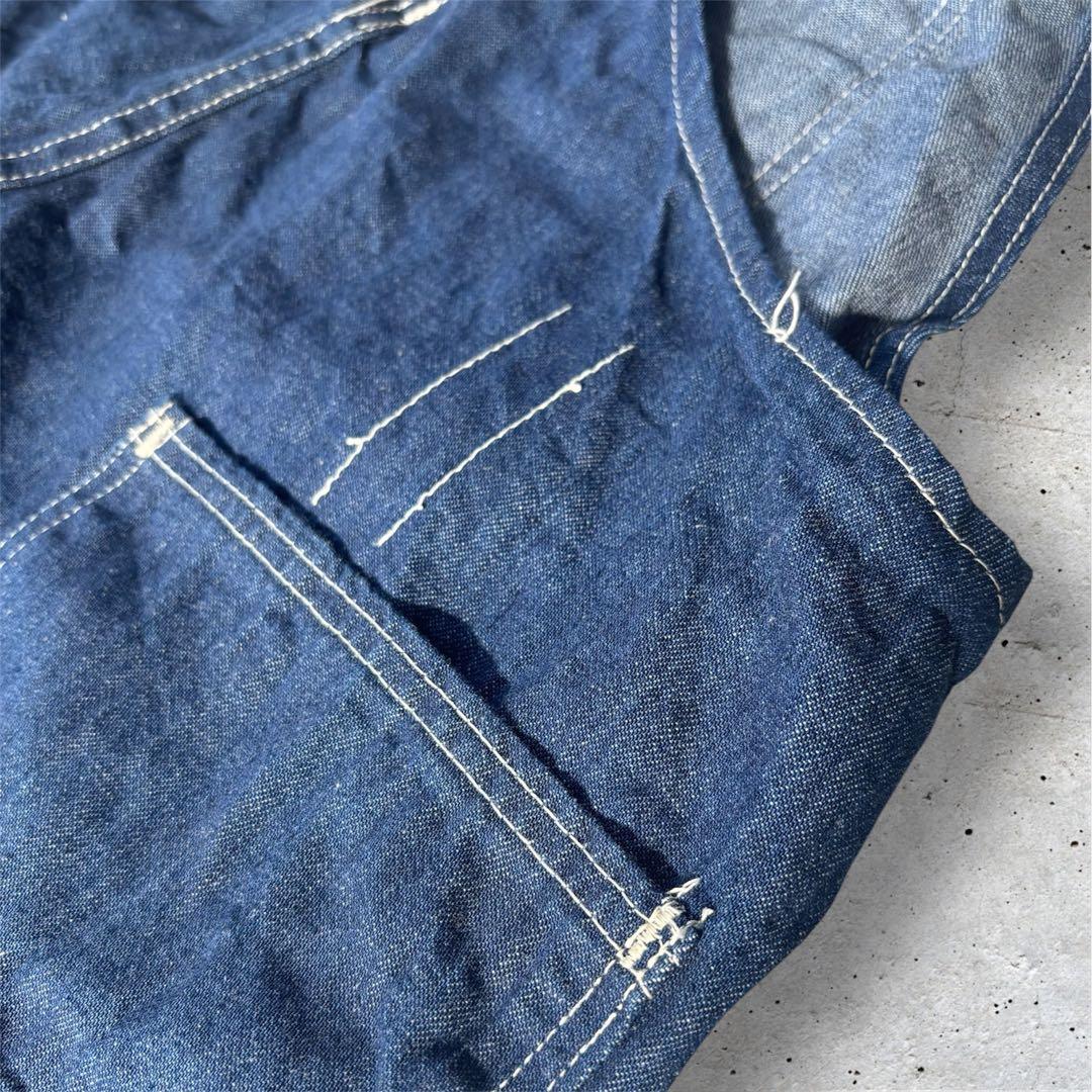 極美品　ビンテージ　CARTER’S 　ガチャポケ　耳付　デニム　オーバーオール