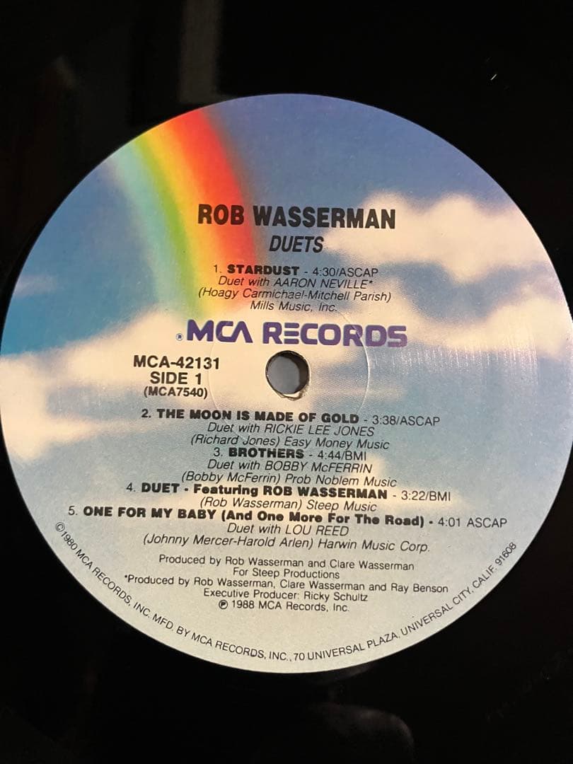 Rob Wasserman Duets オリジナル AUDIOPHILE 高音質