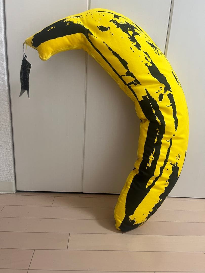 BAPE ANDY WARHOL ABC BANANA CUSHION 緑カモ