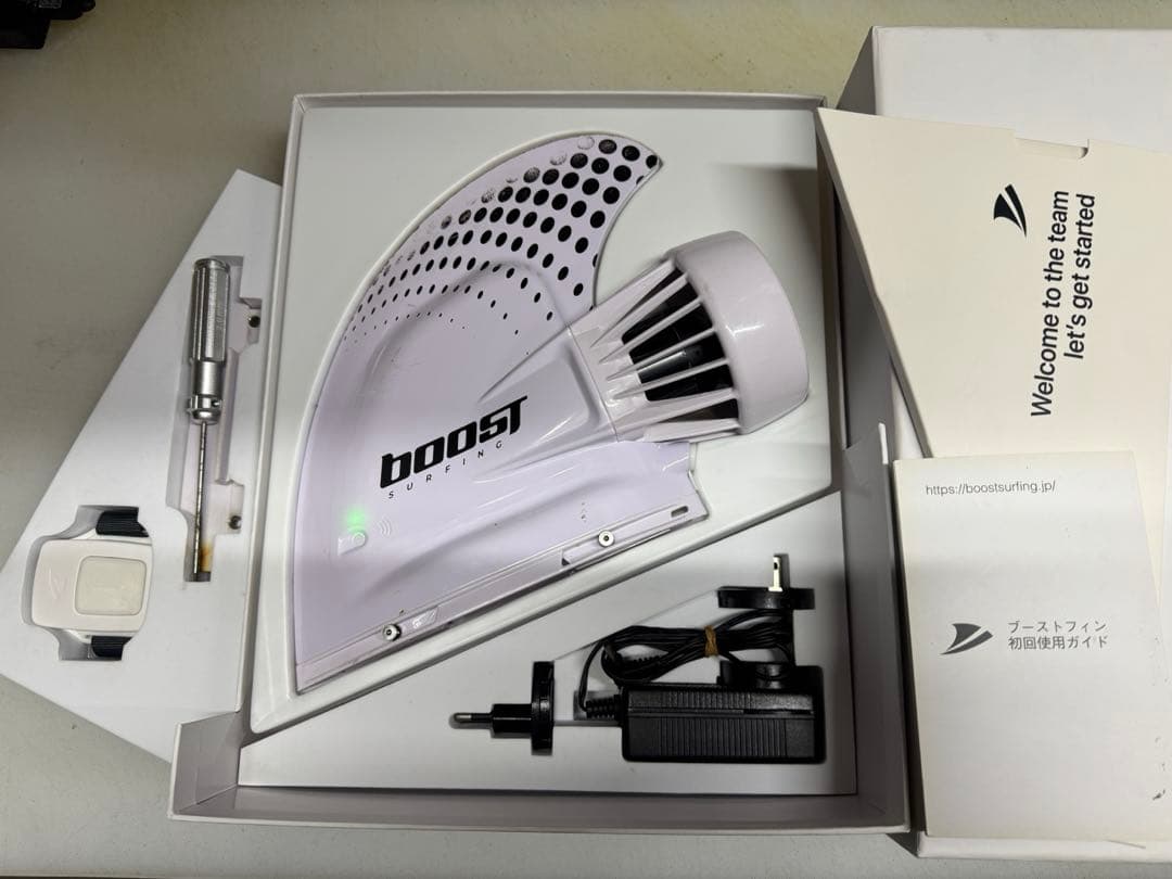 Boost サーフボードフィン ホワイト