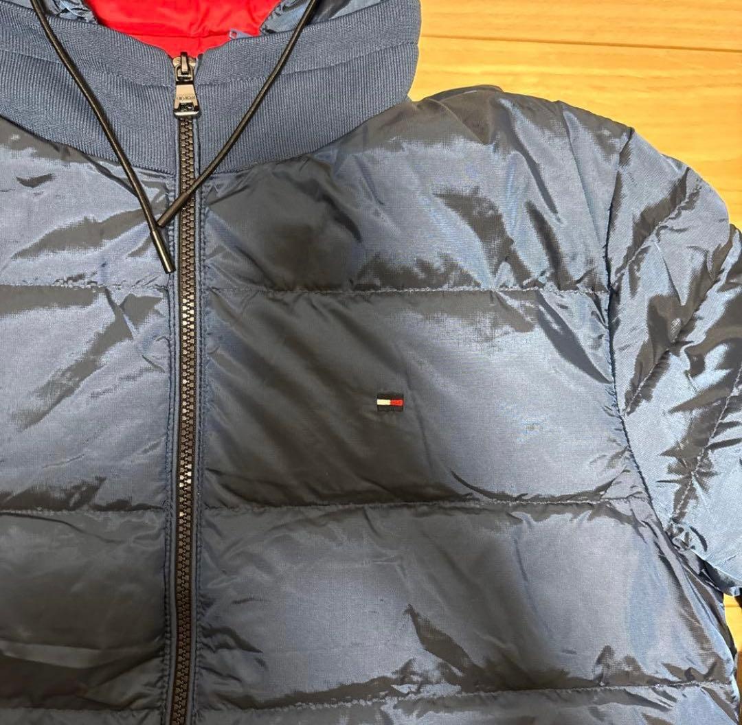 【未使用品】トミーヒルフィガー　フード付きダウンジャケット　Lサイズ