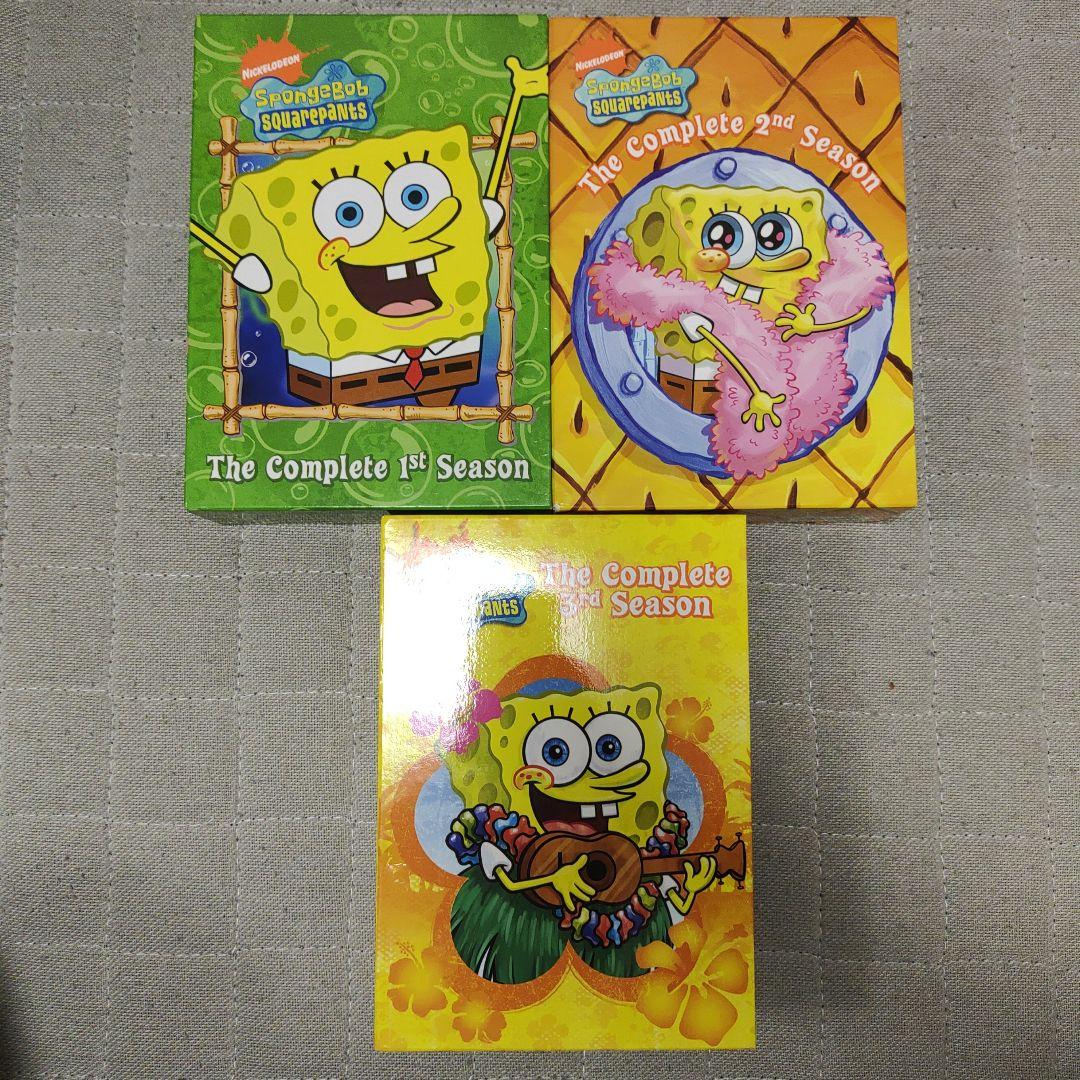 スポンジボブ DVDコンプリートBOX 3つセット シーズン 1、2、3