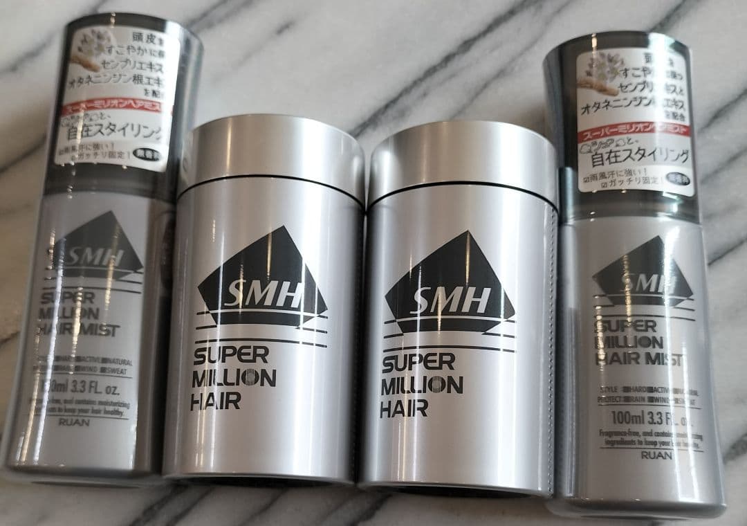 ダークブラウン ルアンス―パ―ミリオンヘア― ３０g２個なし 専用ミスト2本