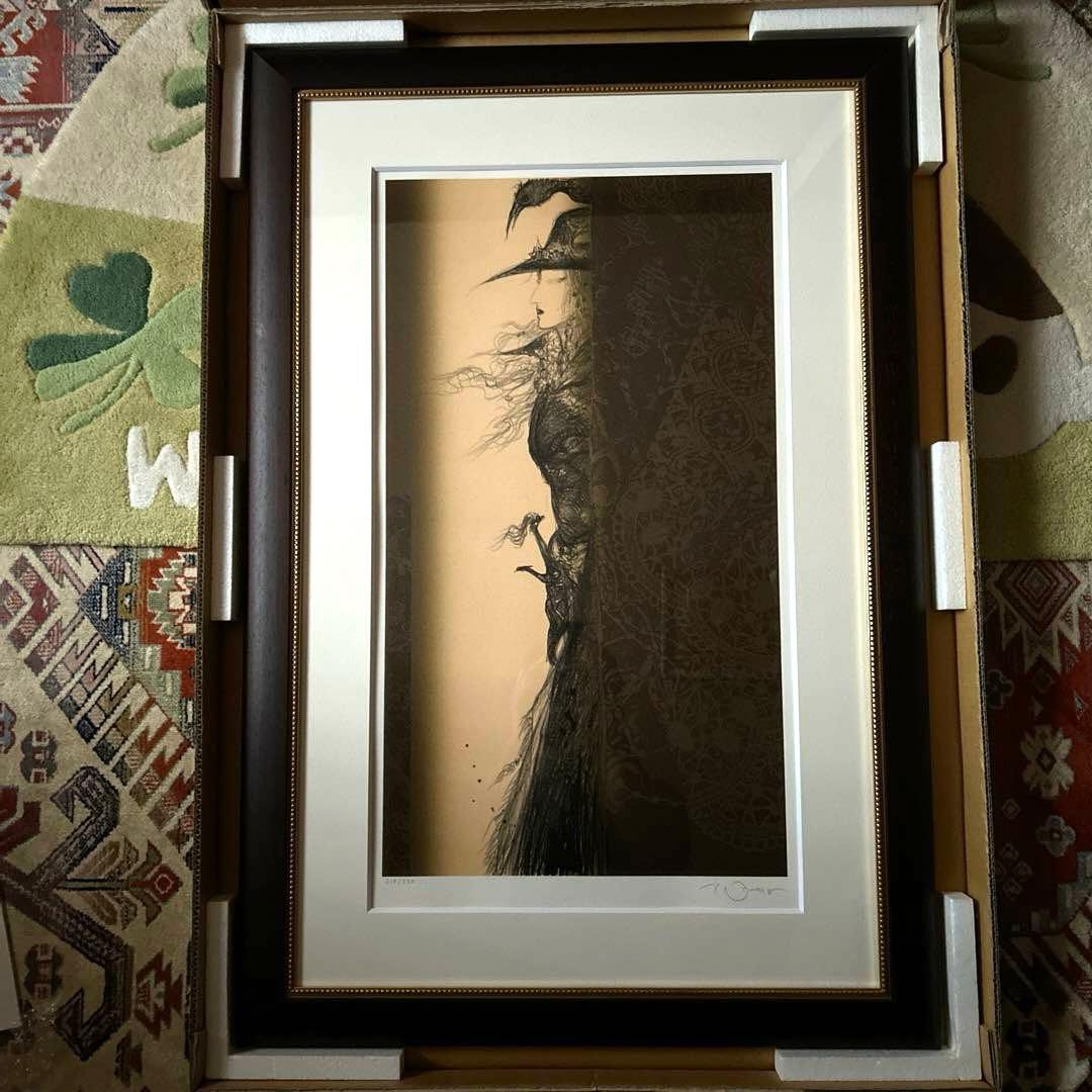 アールビバン 天野喜孝 『LACE』 リトグラフ 菊地秀行 吸血鬼ハンター”D”