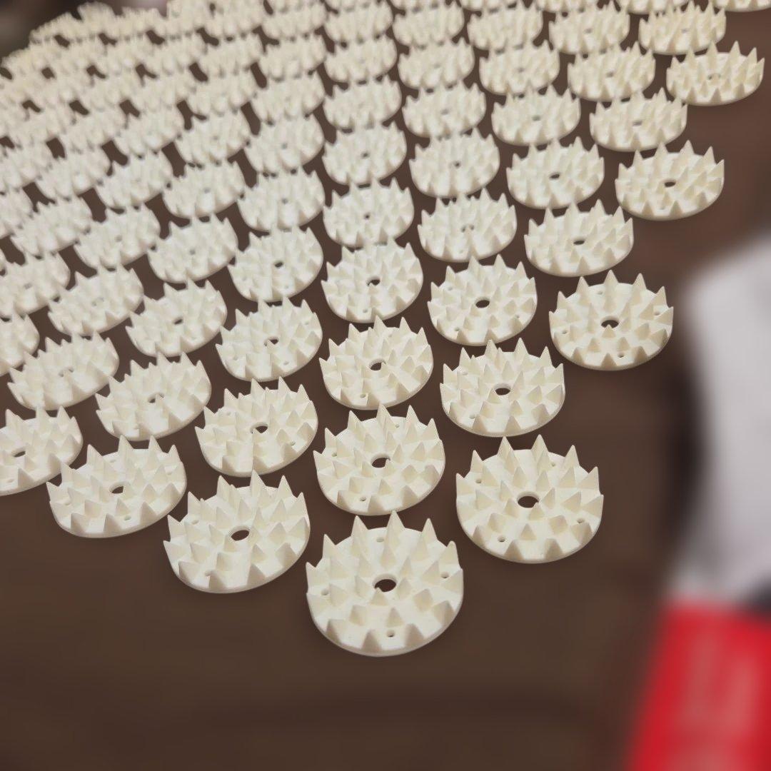 spoonk マッサージマット ブラウン 麻・綿