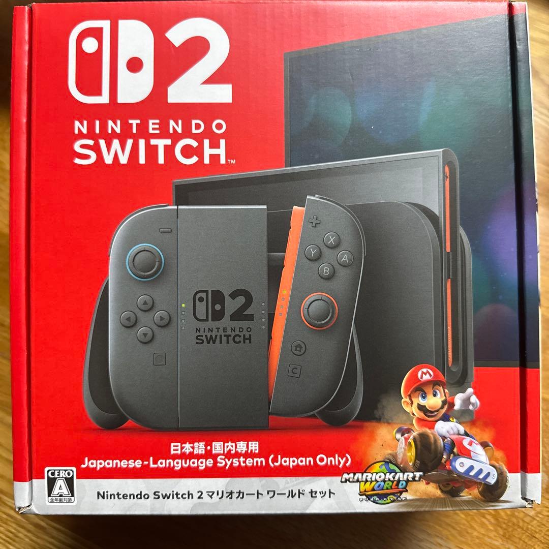 【新品】　Nintendo Switch 2 日本語専用 マリオカートセット