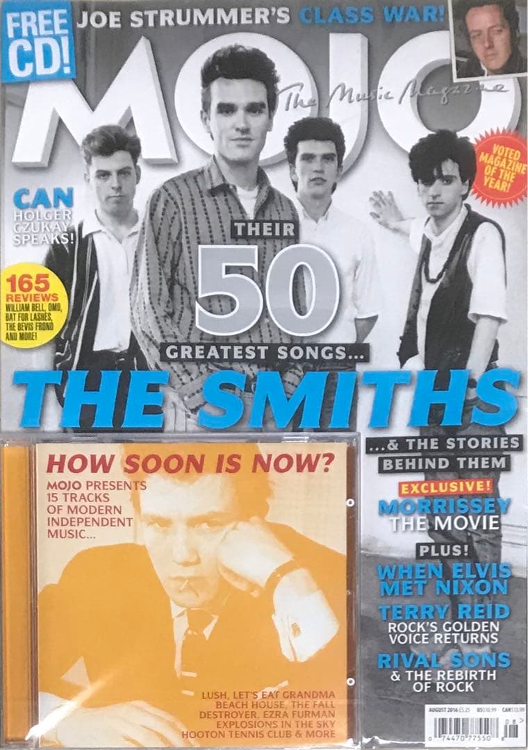 MOJO THE SMITHS 273 AUGUST 2016 モリッシー