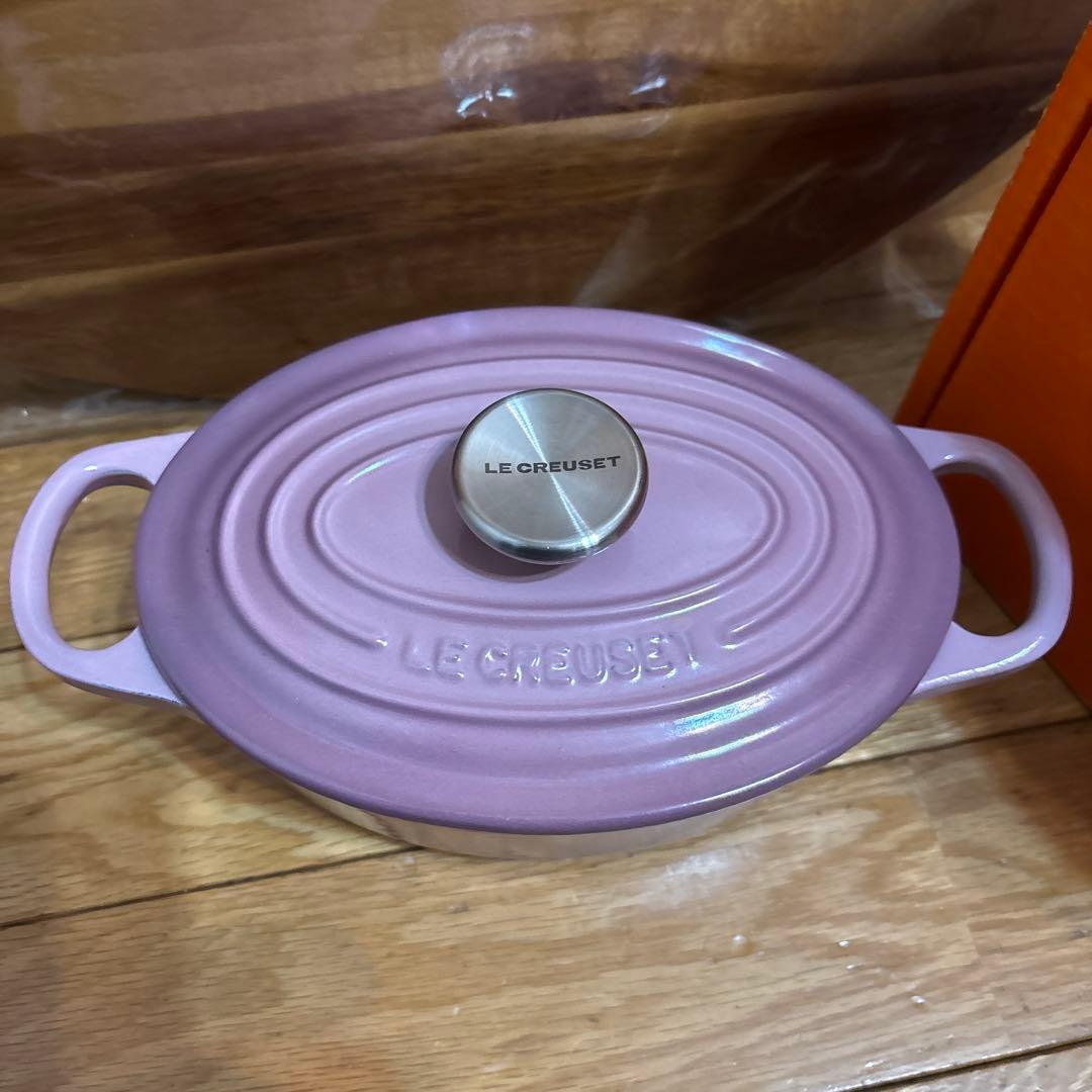 ルクルーゼ　オーバル鍋　モーヴピンク　17cm