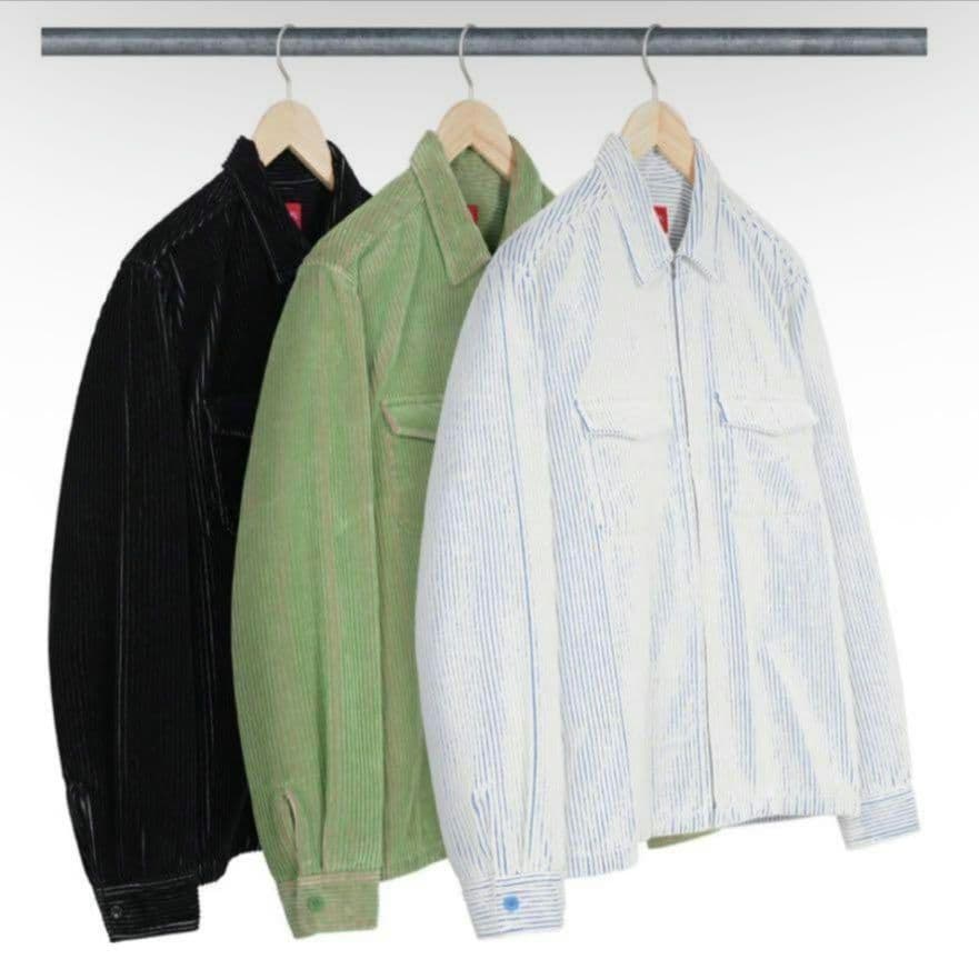 ジャケット・アウター Supreme 2-Tone Corduroy Zip Up Shirt