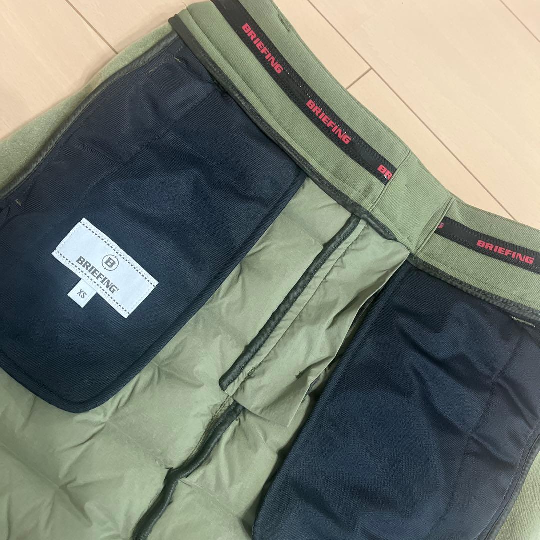 BRIEFING GOLF キルティングスカート 【アーミーグリーン】