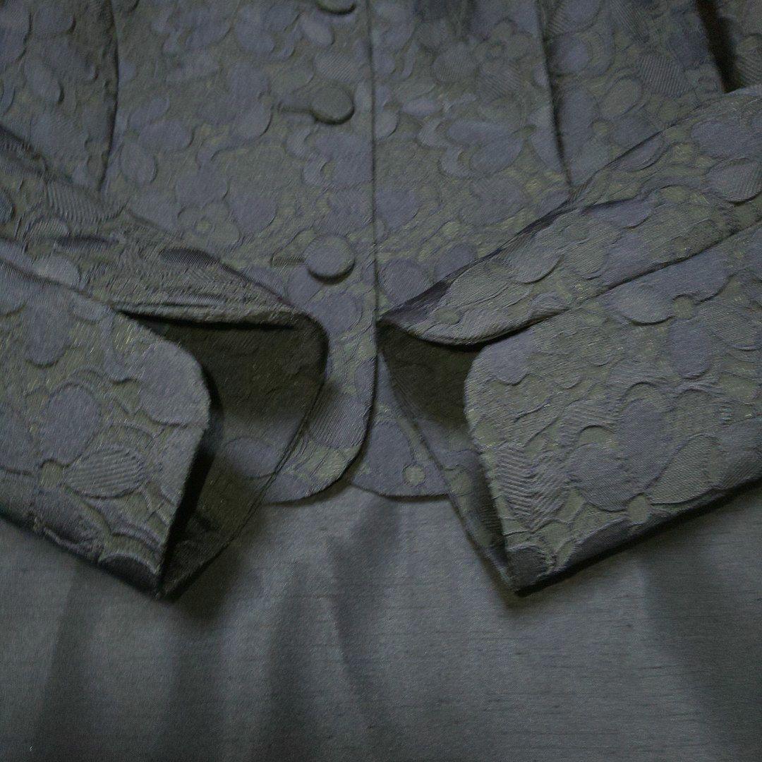 美品★東京ソワールRifanne ネイビー ワンピース ジャケット