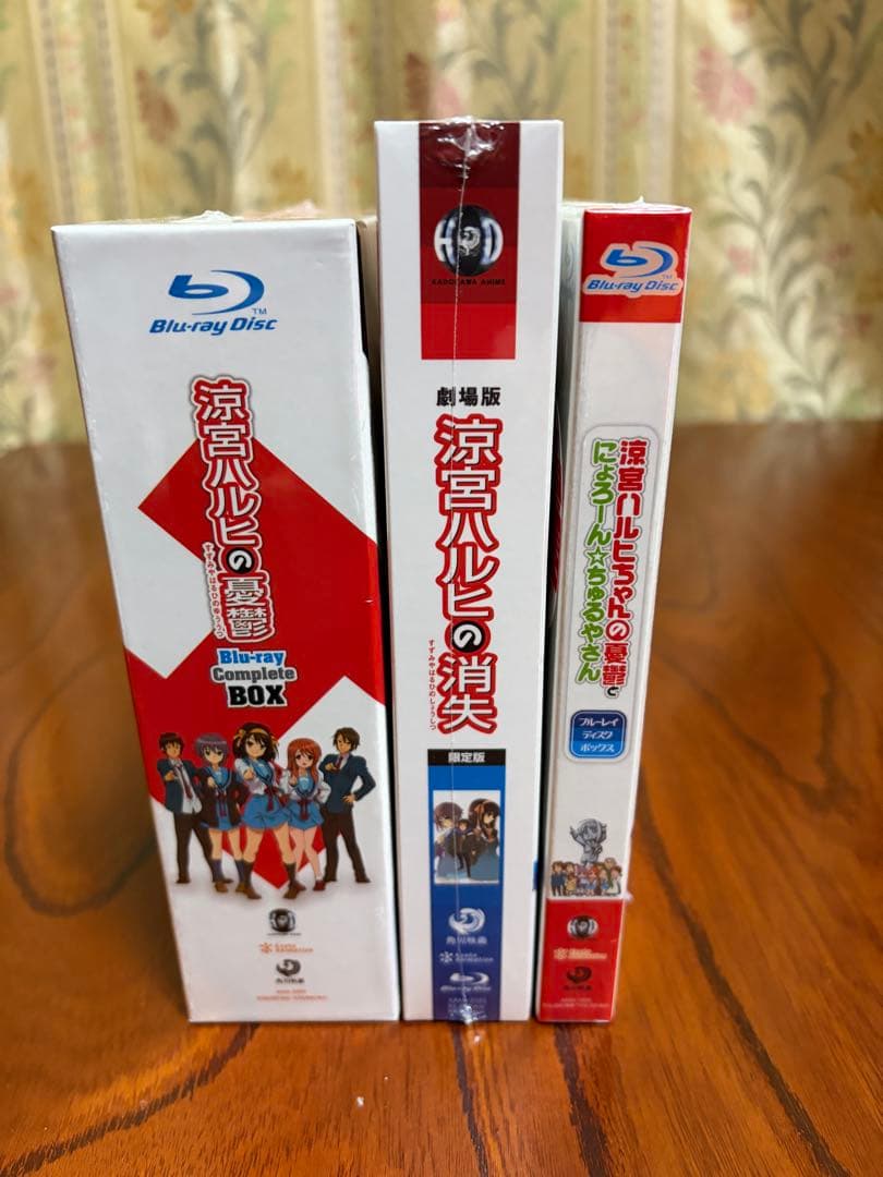 涼宮ハルヒの憂鬱 消失 ハルヒちゃん ちゅるやさんBlu-ray 3本セット新品