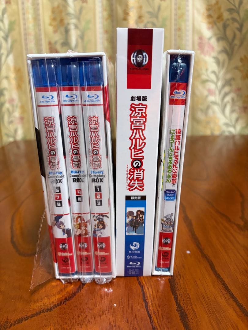 涼宮ハルヒの憂鬱 消失 ハルヒちゃん ちゅるやさんBlu-ray 3本セット新品