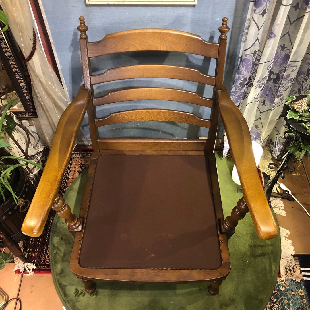 みねちゃん Sale 美品　キツツキマーク　ヴィンテージ 穂高アームチェア