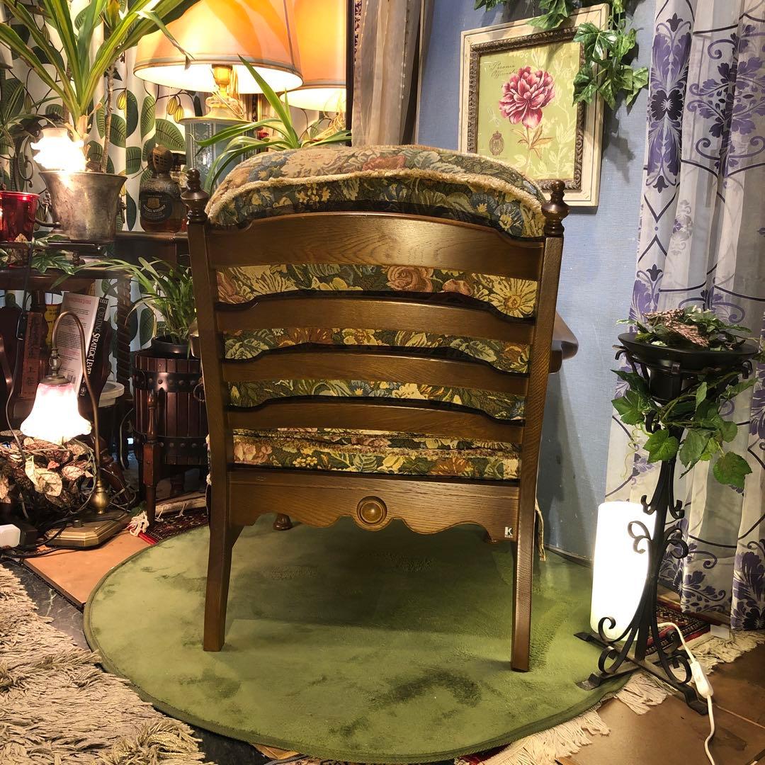 みねちゃん Sale 美品　キツツキマーク　ヴィンテージ 穂高アームチェア