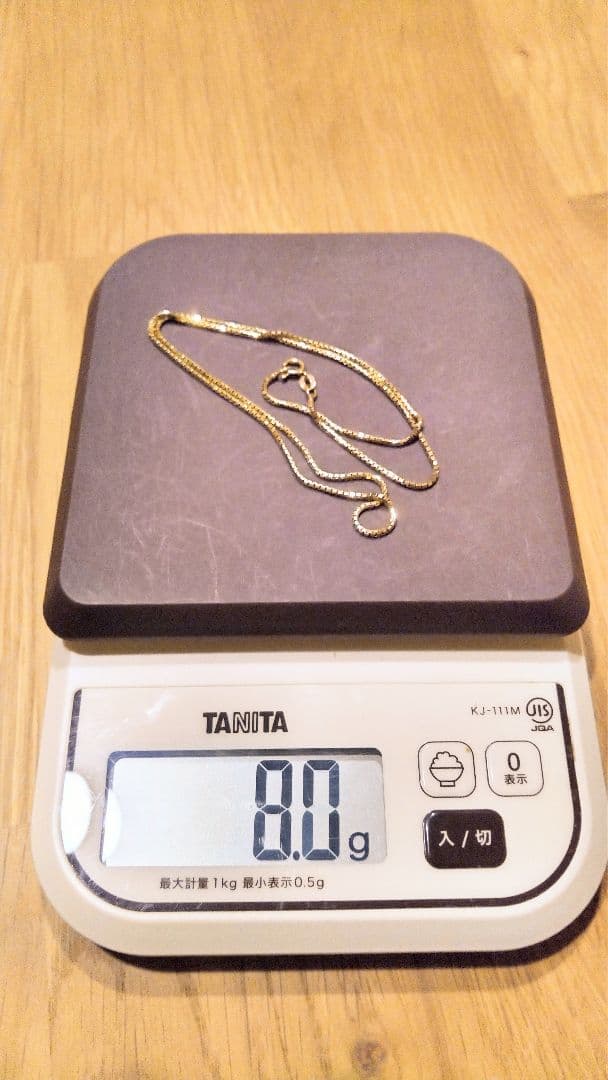 最終値下げ！8g バレステラ ネックレス チェーン K18 ゴールド 750