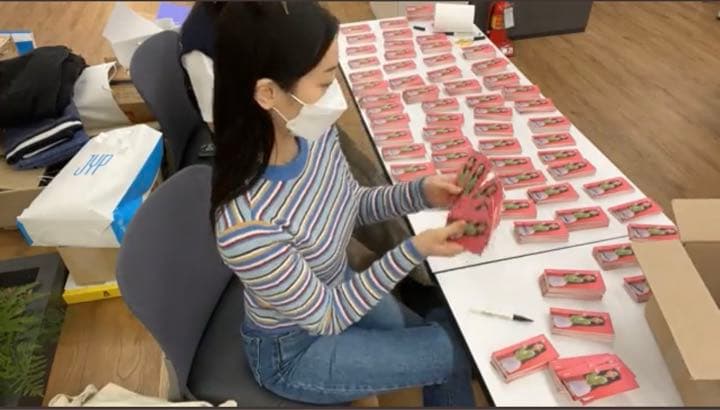 ジョンヨン直筆サイン　TWICE between 1&2