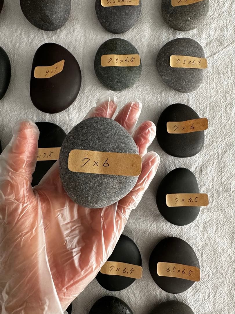 ホットストーン 玄武岩 35個 ラベンダーヒル アリゾナ