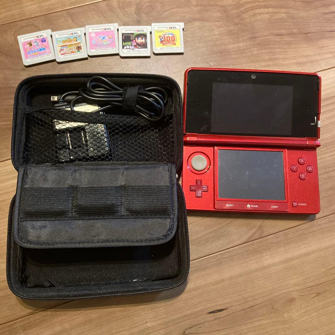 ニンテンドー　3DS カセット付き　持ち運びケース付き