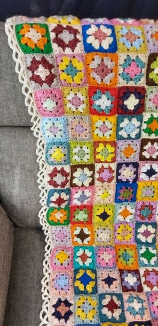 グラニースクエア　マルチカバー ハンドメイド