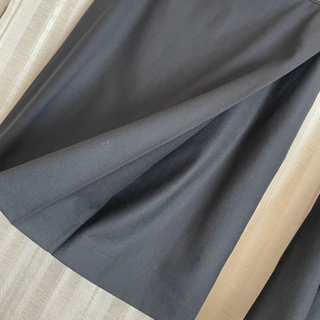 クリーニング済み！23区　Vネックノーカラージャケットスカートスーツ38