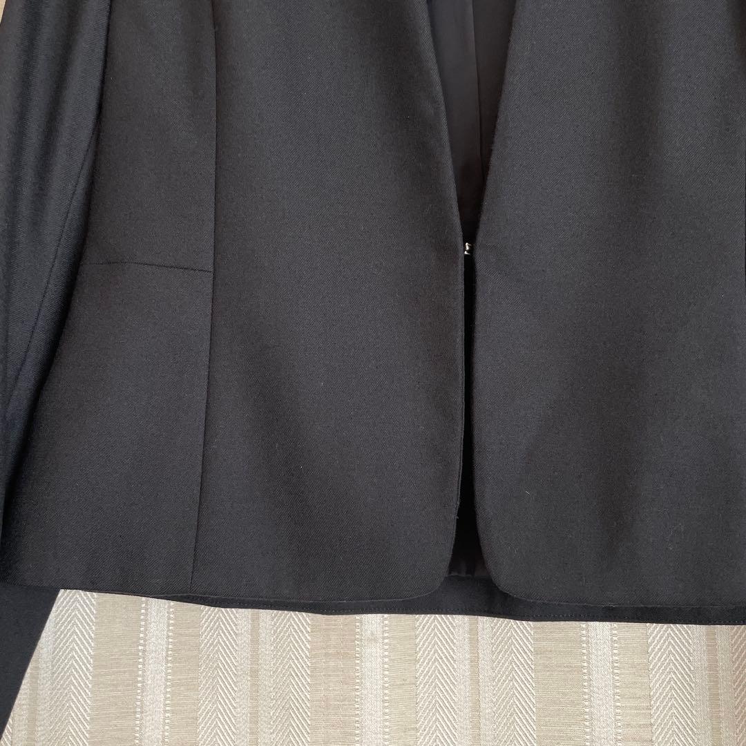 クリーニング済み！23区　Vネックノーカラージャケットスカートスーツ38
