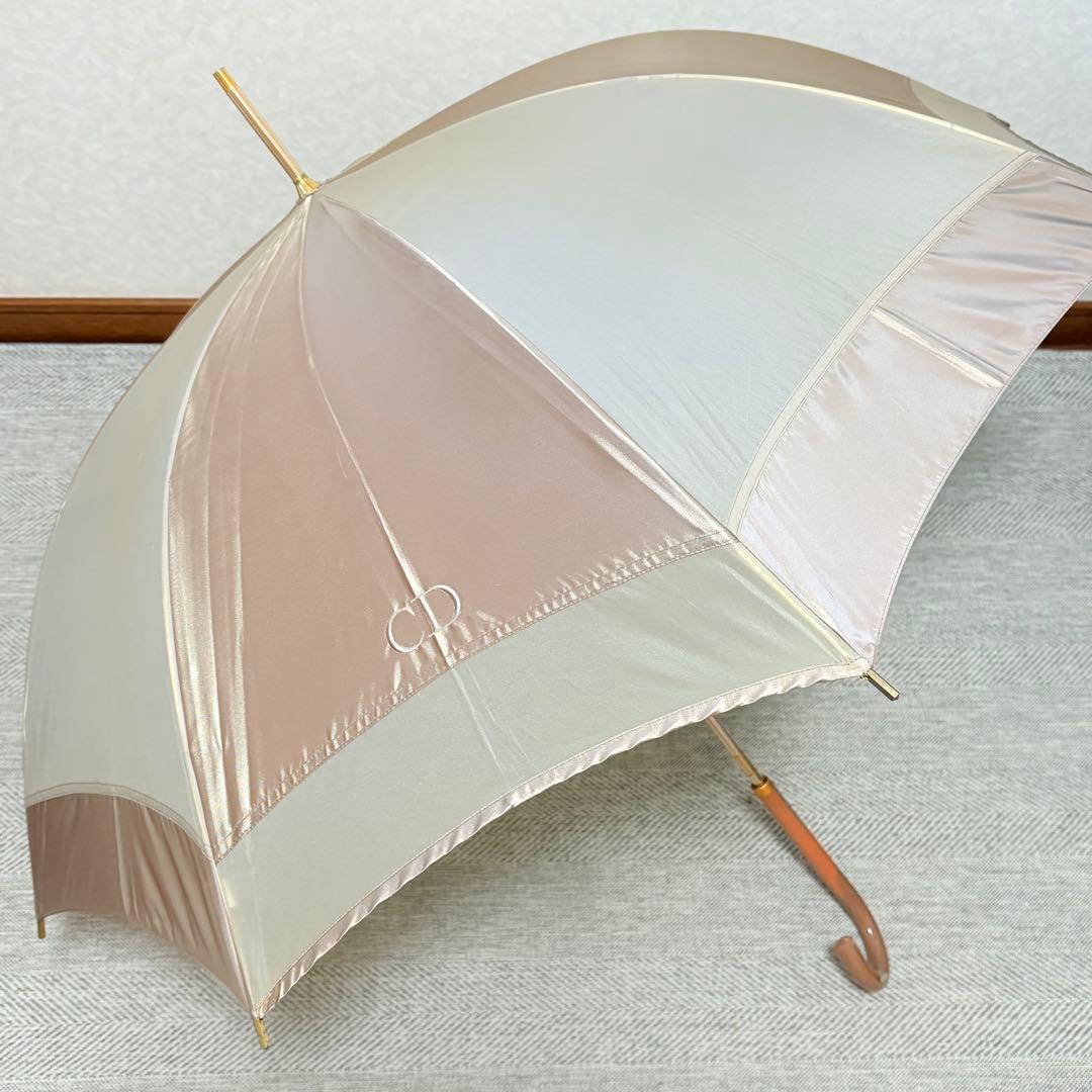 Christian Dior ヴィンテージディオール　晴雨兼用長傘　スケルトン