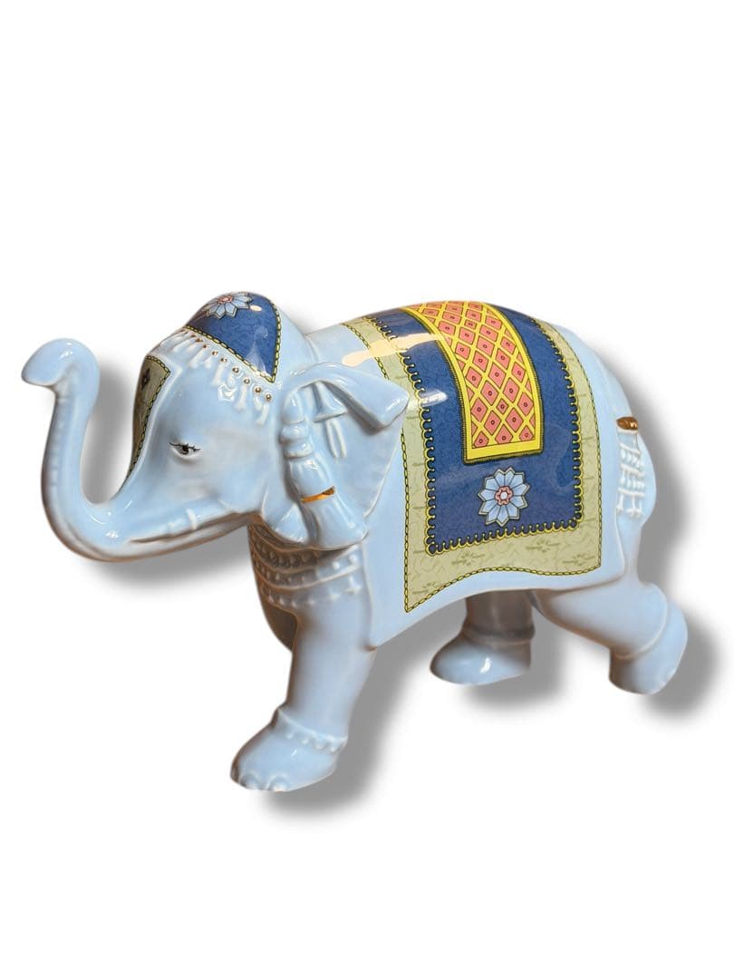 #ウェッジウッド ブルーエレファント フィギュリン 置物