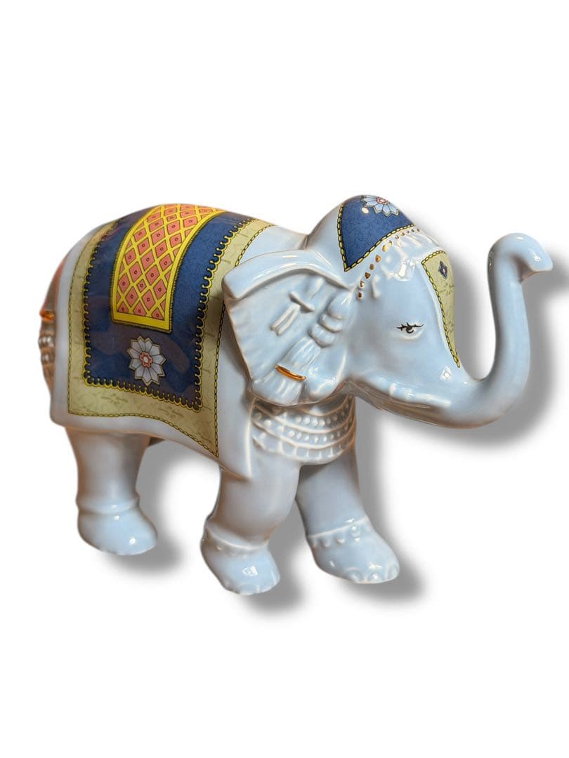 #ウェッジウッド ブルーエレファント フィギュリン 置物