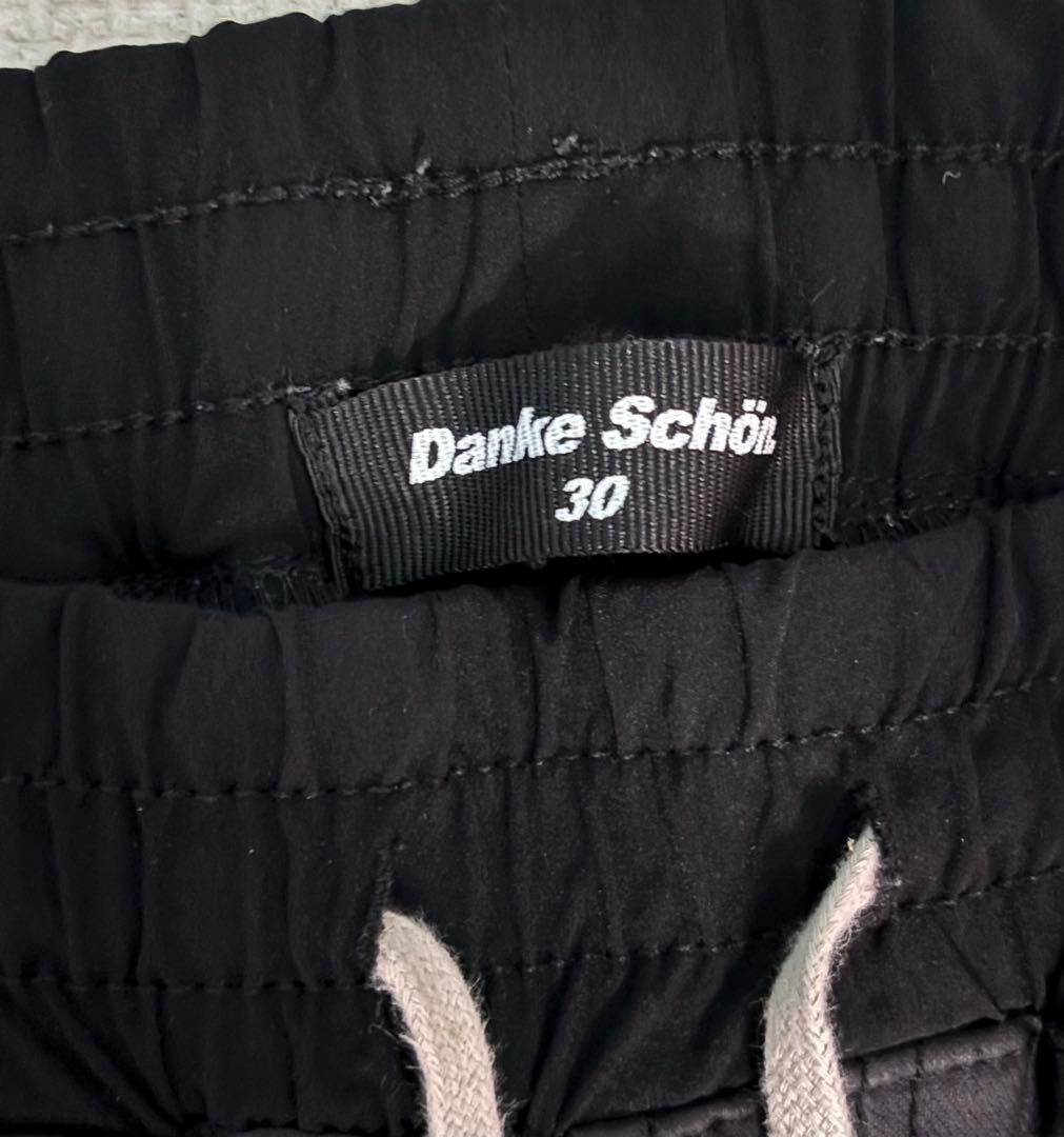 Danke Schön ブラックレザーパンツ 30
