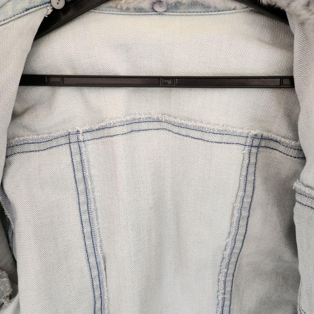 トゥービーシック ToBeChic レッキスファー デニムジャケット コート42