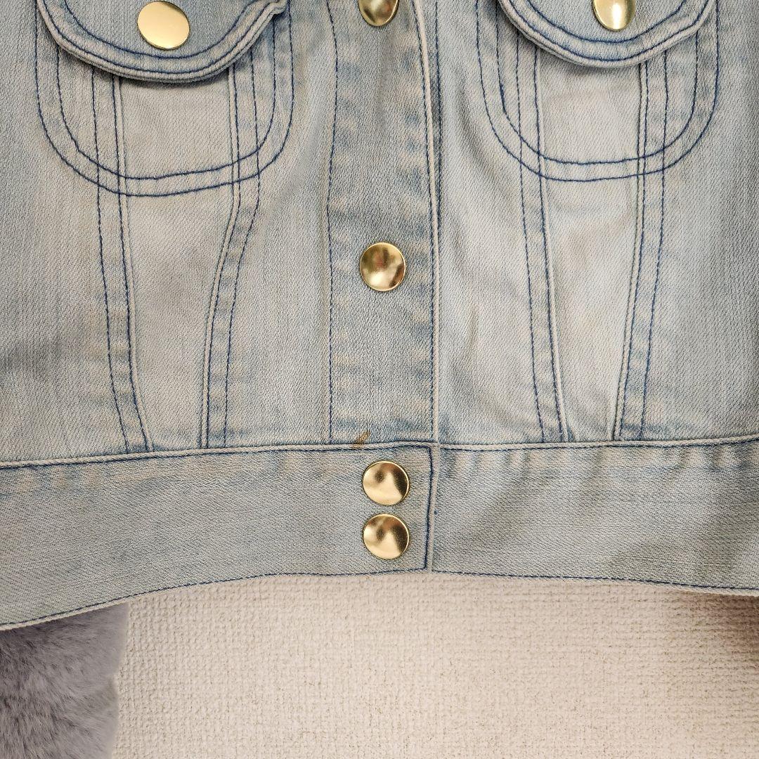 トゥービーシック ToBeChic レッキスファー デニムジャケット コート42