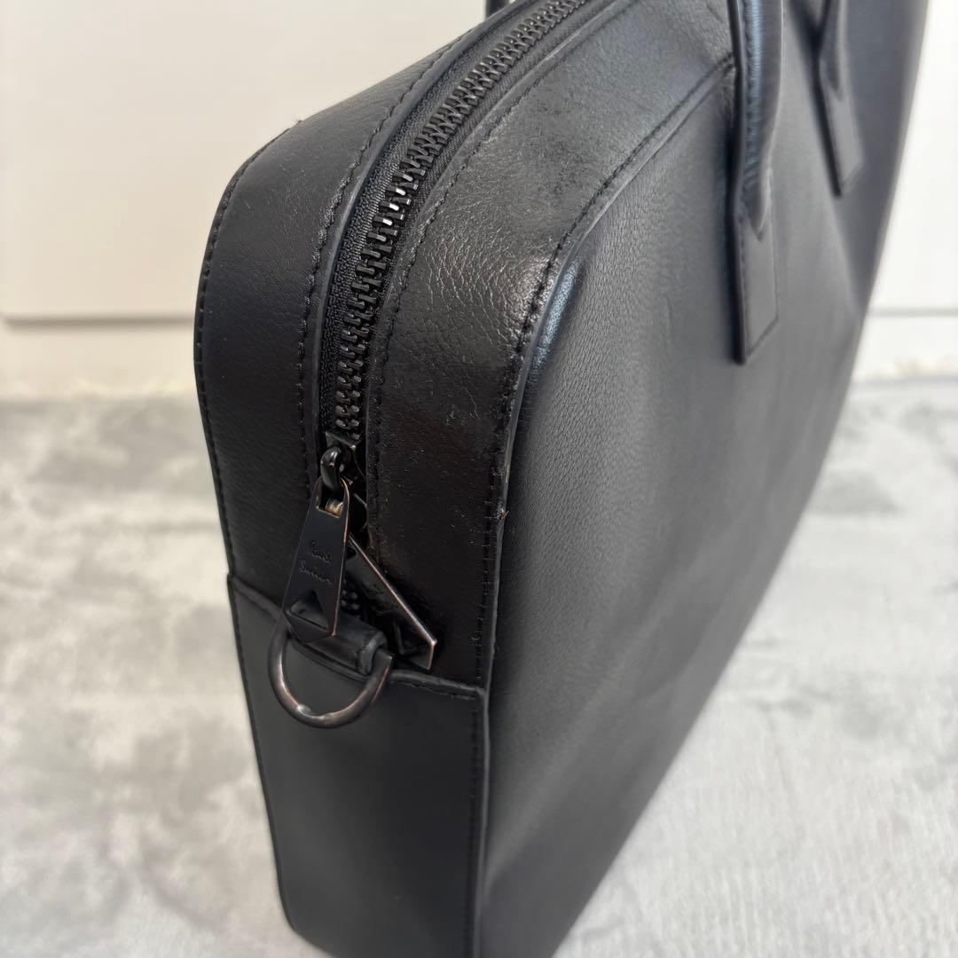 p*a様 Paul Smith ビジネスバッグ レザー ブライトストライプトリム