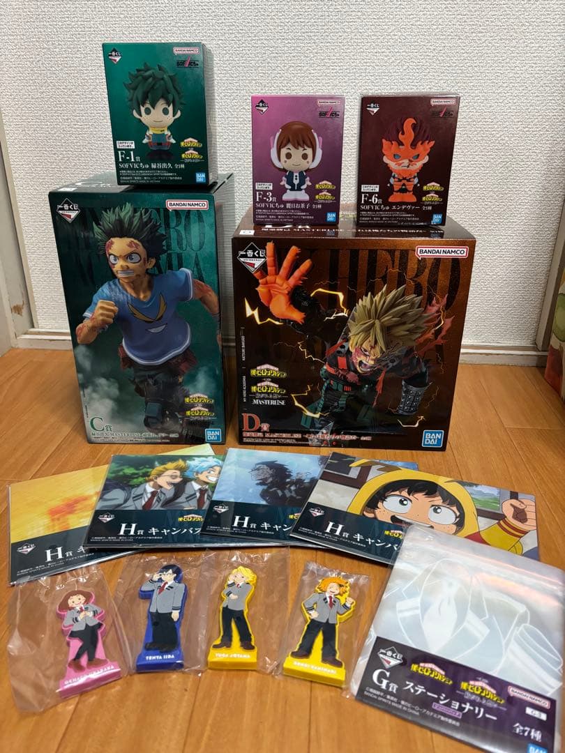 一番くじ 僕のヒーローアカデミア 紡がれる想い Ｃ賞 Ｄ賞 SOFVICちゅ3種
