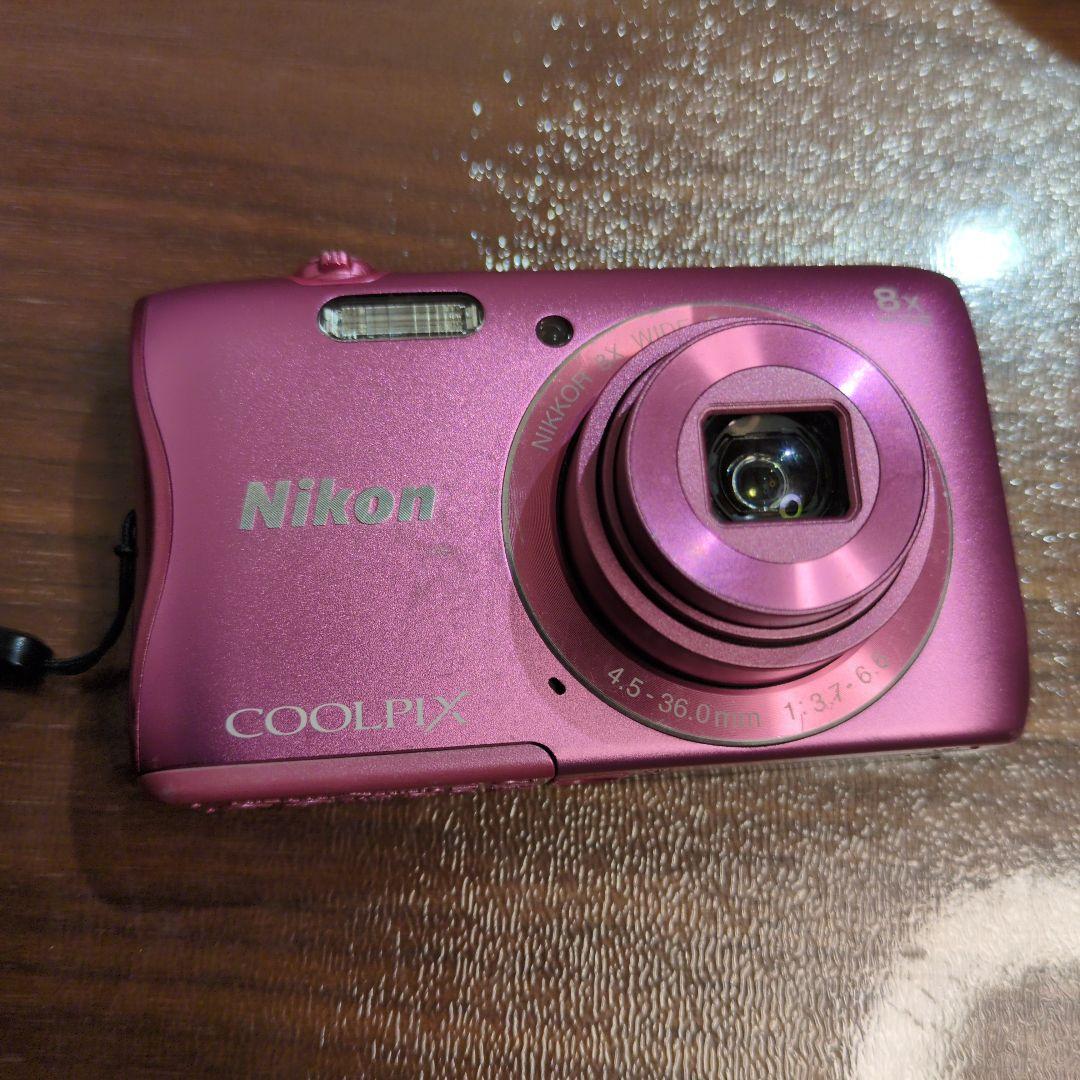ハナ【動作確認済み】Nikon COOLPIX S3700 ピンク