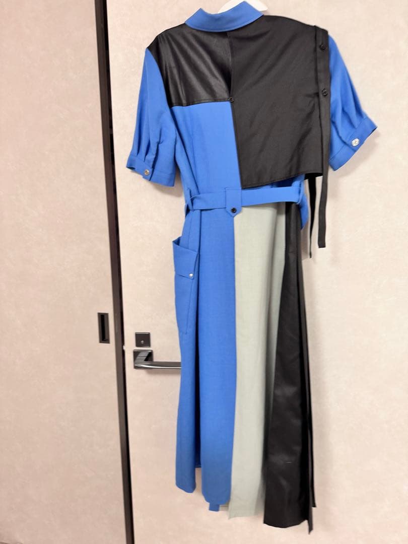 ユナイテッドトウキョウ　ダブルベルトハーフシャツワンピース