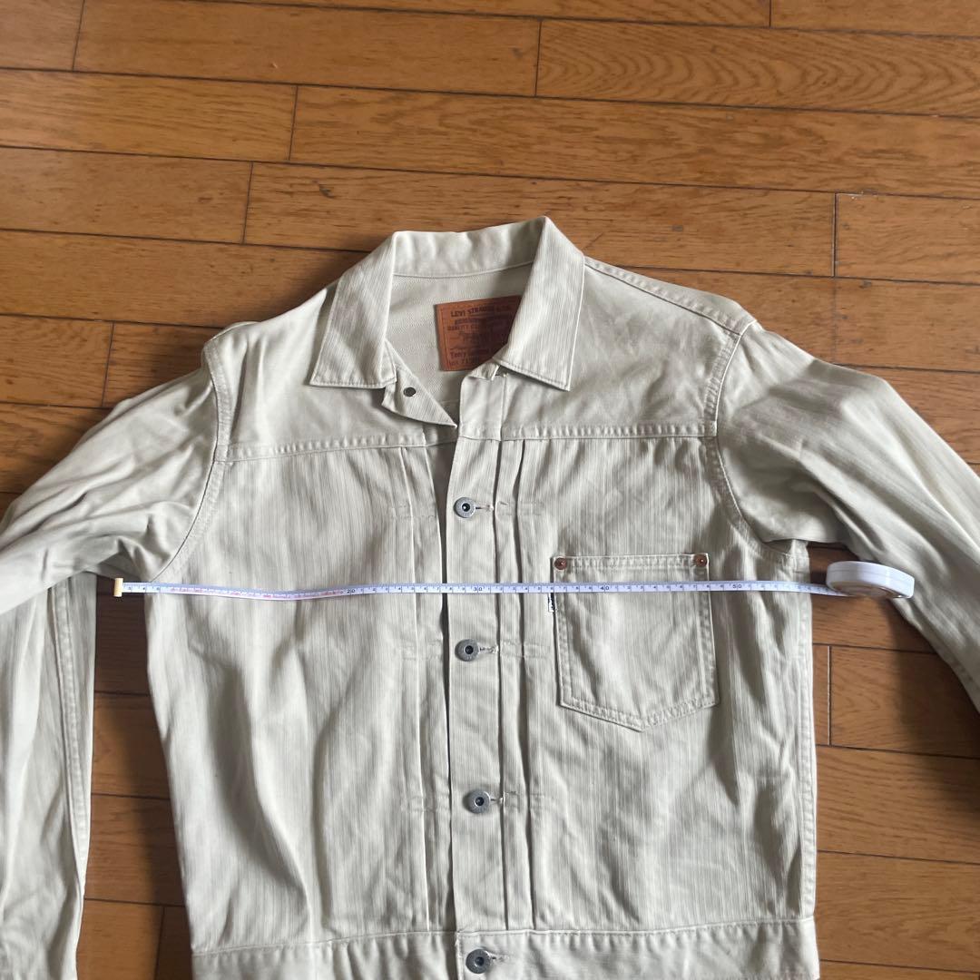 LEVI'S デニムジャケット サイズ40 ホワイト