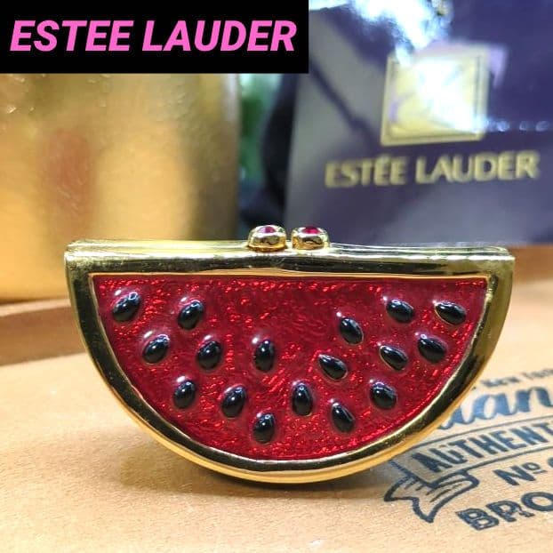 エスティローダー 練り香水 ソリッドパフューム スイカ 小物入れ 専用の箱付き