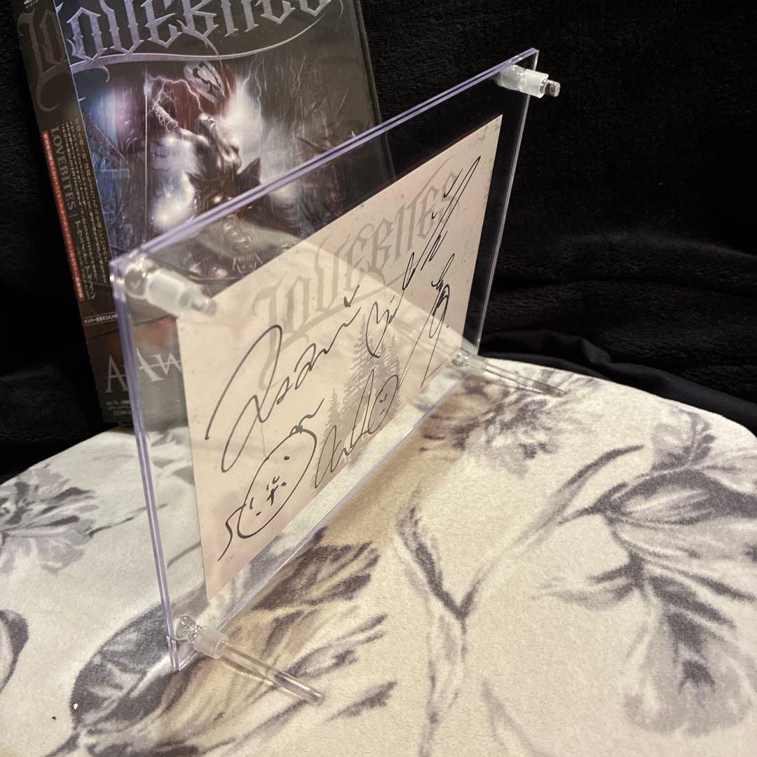 LOVEBITES/AWAKE AGAIN/DVD/サイン入ポスカ付