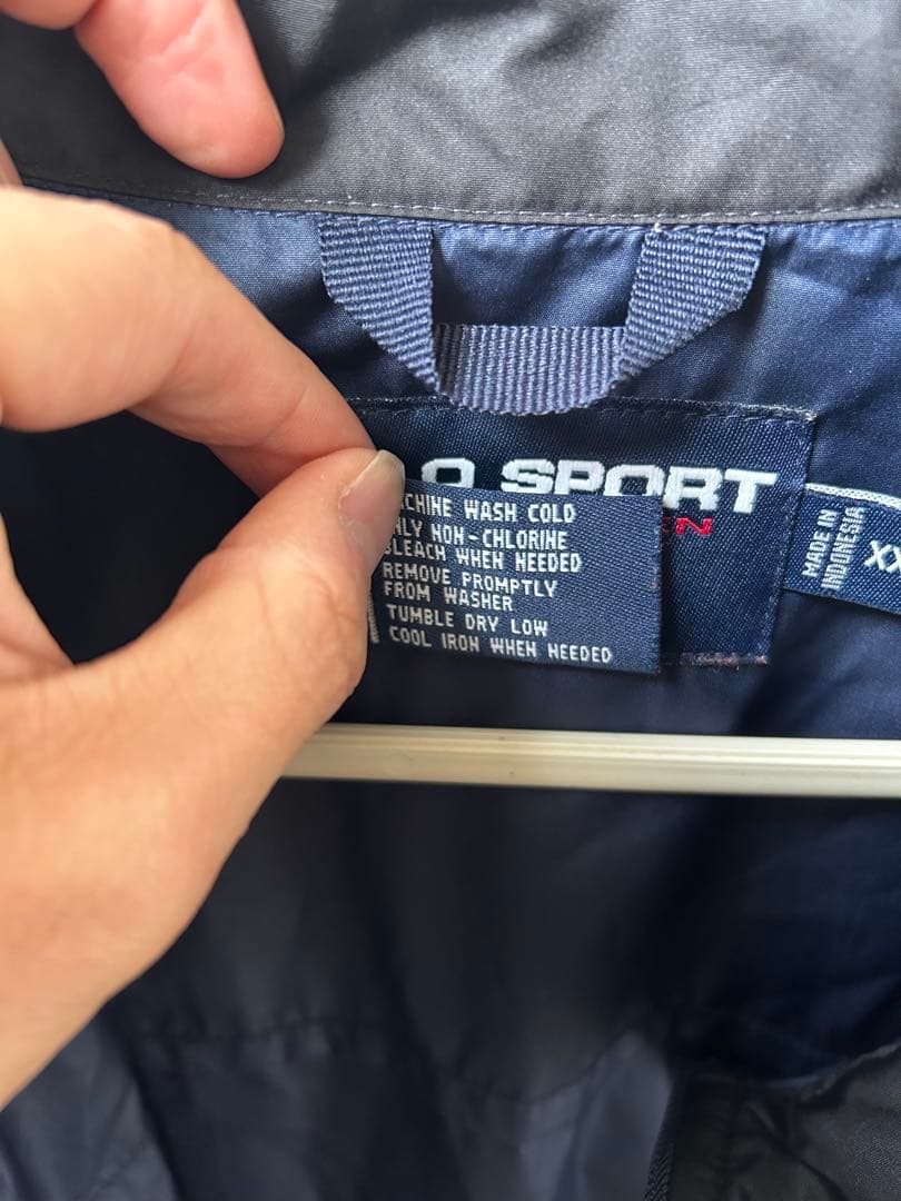 90sPOLOSPORTナイロンジャケット ポロスポーツ パッカブルラルフXXL