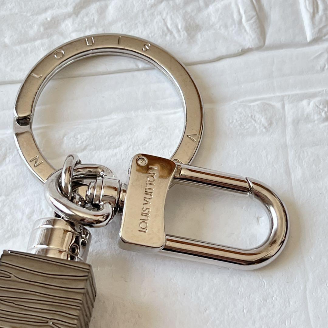 【美品✨】ルイヴィトン ポルトクレ　キューブ バッグチャーム キーホルダー