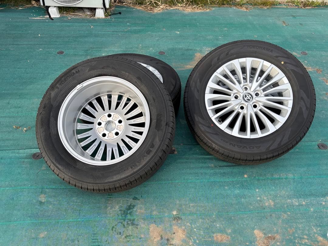 【最終値下げ】40アルファード17インチ純正アルミホイール タイヤセット新車外し