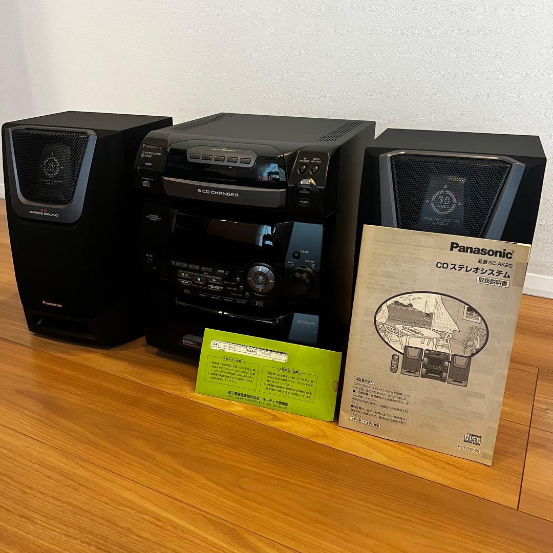 良好　Panasonic マッシュ SC-AK20 5チェンジャー 現状渡し