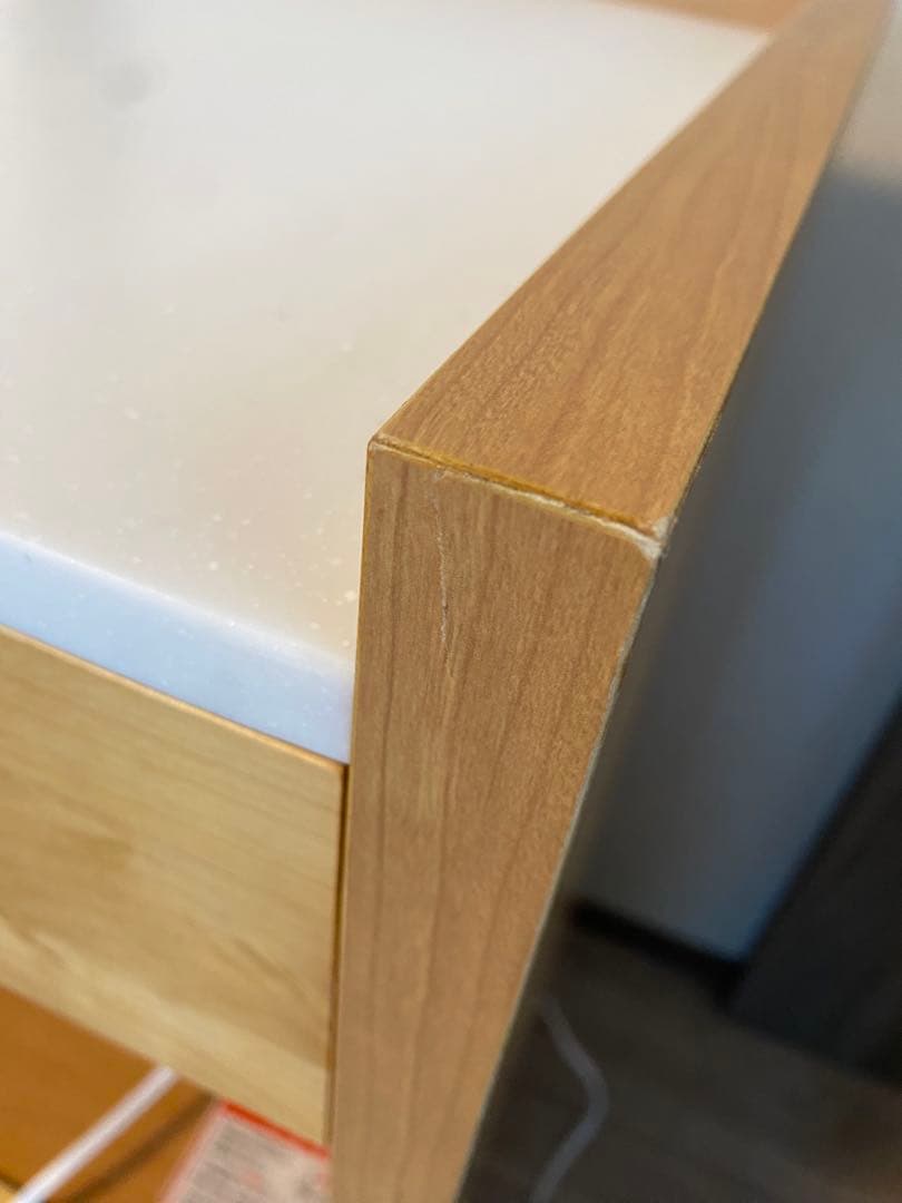 アルダー天然木人工大理石トップ間仕切りカウンターディノス　堀田木工