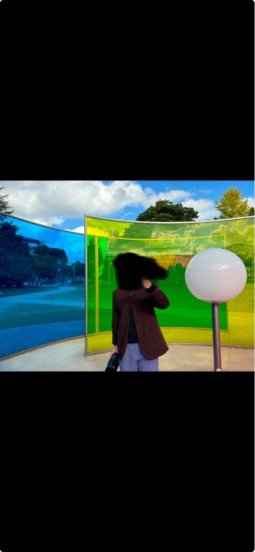 MAISON et VOYAGE カシミア ノーカラーブルゾン