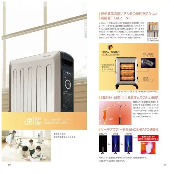 コロナ ノイルヒーター 自然対流形電気暖房機 DHS-1523