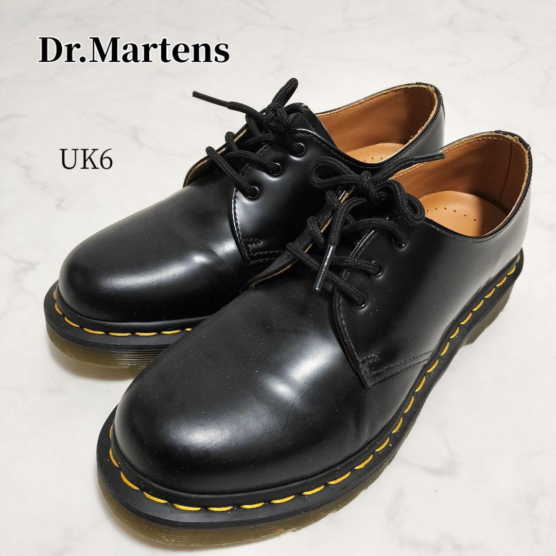 Dr.Martens　1461　ブラック　革靴　ローファー　UK6　3ホール