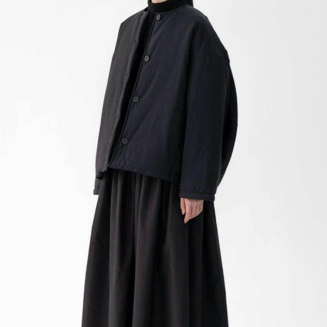 新品タグ付き eunoia ユノイア 2WAY パディングジャケット ブラック