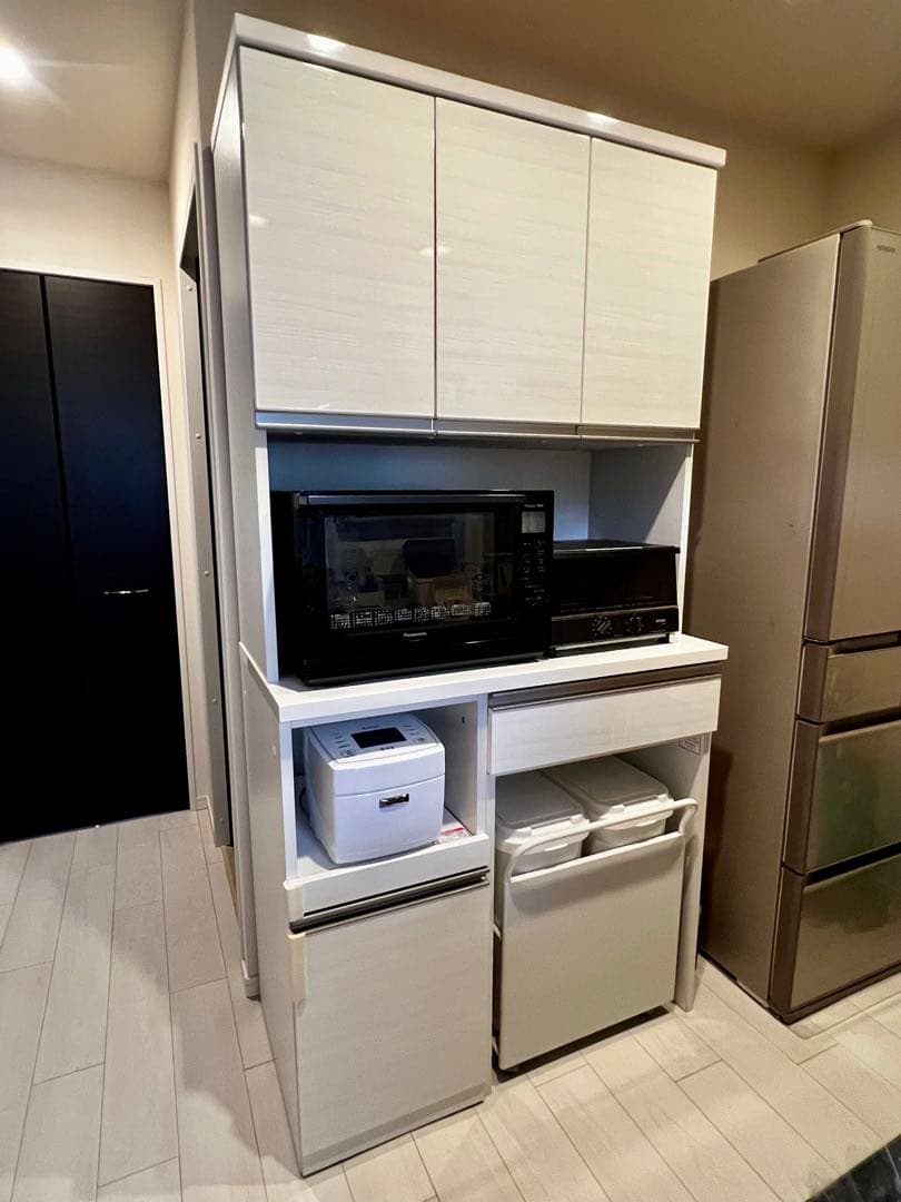 食器棚　ゴミ箱付　ニトリ　リガーレ　ハイタイプ　美品