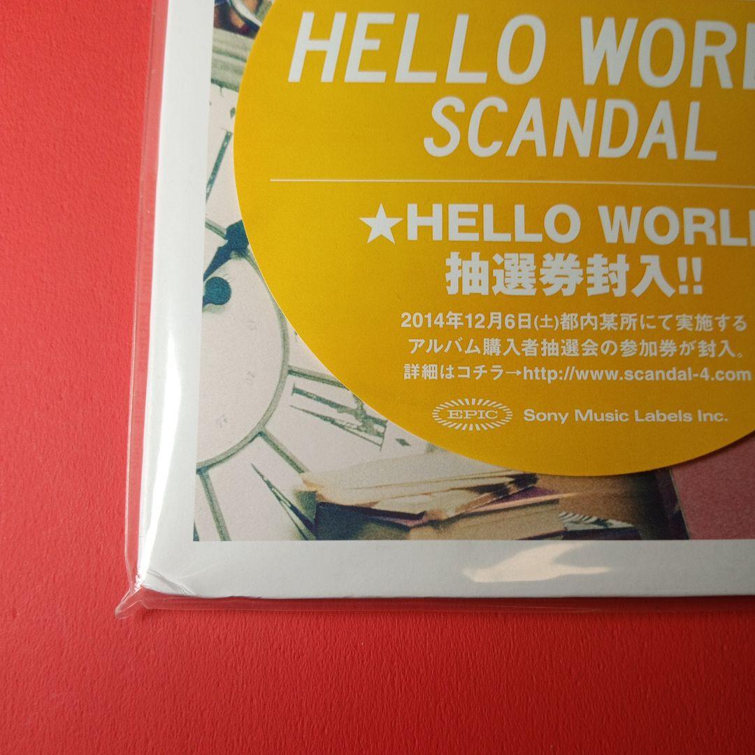 scandal LP レコード　hello world